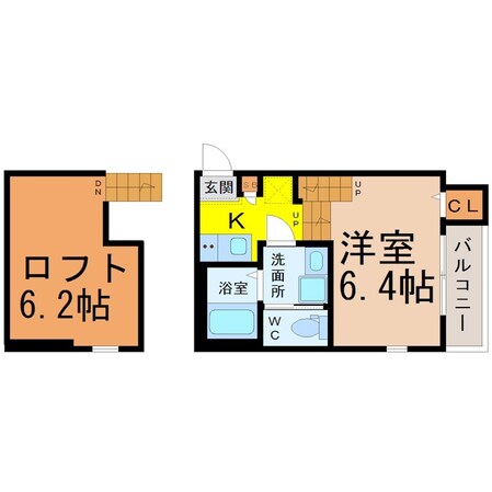 （仮称）西区山木二丁目Ｃコーポの物件間取画像